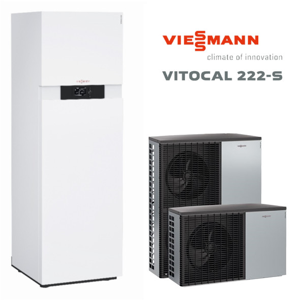 Термопомпа Viessmann Vitocal 222-S 400 V, тип AWBT-E-AC 221.C